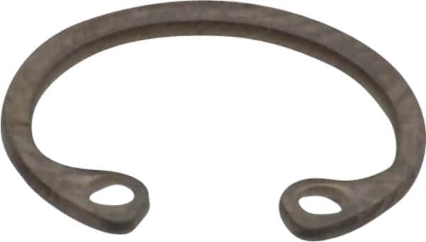 Rotor Clip - 0.025" Thick, Stainless Steel Snap Internal Retaining Ring - 0.029" Groove Width, 0.011" Groove Depth, 0.397" Groove Diam, Grade 15-7 Grade 632 - Americas Industrial Supply