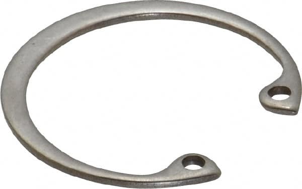 Rotor Clip - 0.05" Thick, Stainless Steel Snap Internal Retaining Ring - 0.056" Groove Width, 0.036" Groove Depth, 1.197" Groove Diam, Grade 15-7 Grade 632 - Americas Industrial Supply