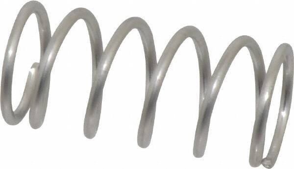 Value Collection - 0.6" OD, 0.062" Wire, 1-1/4" Free Length, Compression Spring - 20.61 Lb Spring Rating - Americas Industrial Supply