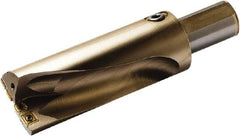 Seco - 8-3/4" Max Drill Depth, 2.5xD, 3-1/2" Diam, Indexable Insert Drill - 4 Inserts, 2-1/2" Shank Diam, Straight Shank - Americas Industrial Supply