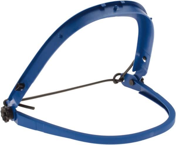MCR Safety - Nylon Hard Hat Arc Protection Face Shield & Headgear - Slide In/Out Attachment, Compatible with All Hard Hats - Americas Industrial Supply