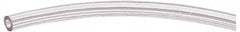 Coilhose Pneumatics - 3/8" ID, 50' Long, Transparent Blue Polyurethane Coiled & Self Storing Hose - 200 Max psi, No Fittings - Americas Industrial Supply