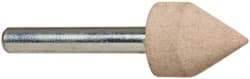 Cratex - 11/16" Head Diam x 7/8" Thickness, A14, Pointed Cylinder End, Aluminum Oxide Mounted Point - Fine Grade, 120 Grit, 30,750 RPM - Americas Industrial Supply