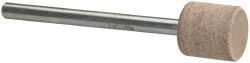 Cratex - 3/8" Head Diam x 3/8" Thickness, W175, Cylinder End, Aluminum Oxide Mounted Point - Fine Grade, 120 Grit, 24,150 RPM - Americas Industrial Supply