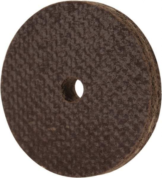 Cratex - 1" Diam x 1/8" Hole x 1/8" Thick, 54 Grit Surface Grinding Wheel - Aluminum Oxide, Type 1, Coarse Grade, 54,240 Max RPM, No Recess - Americas Industrial Supply