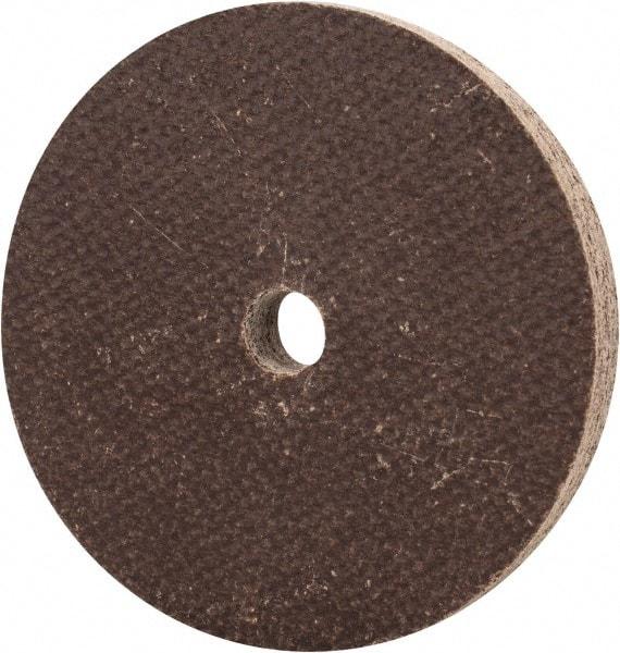 Cratex - 2" Diam x 1/4" Hole x 1/4" Thick, 54 Grit Surface Grinding Wheel - Aluminum Oxide, Type 1, Coarse Grade, 27,120 Max RPM, No Recess - Americas Industrial Supply