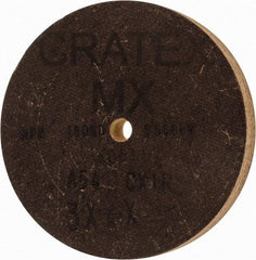 Cratex - 3" Diam x 1/4" Hole x 3/8" Thick, 54 Grit Surface Grinding Wheel - Aluminum Oxide, Type 1, Coarse Grade, 18,080 Max RPM, No Recess - Americas Industrial Supply