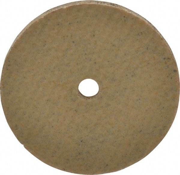 Cratex - 1" Diam x 1/8" Hole x 1/16" Thick, 80 Grit Surface Grinding Wheel - Aluminum Oxide, Type 1, Medium Grade, 36,290 Max RPM, No Recess - Americas Industrial Supply