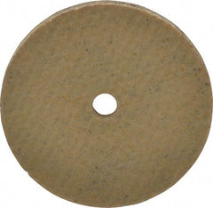 Cratex - 1" Diam x 1/8" Hole x 1/16" Thick, 80 Grit Surface Grinding Wheel - Aluminum Oxide, Type 1, Medium Grade, 36,290 Max RPM, No Recess - Americas Industrial Supply