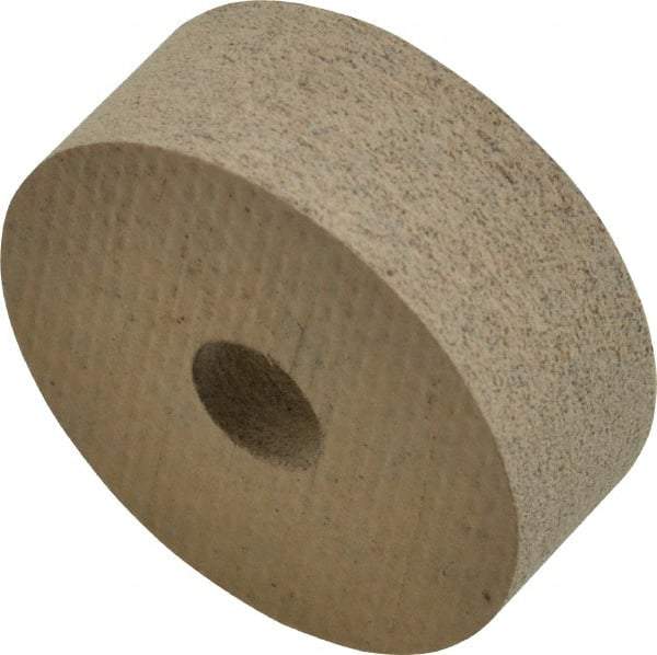 Cratex - 1" Diam x 3/8" Thick Unmounted Buffing Wheel - 1/4" Arbor Hole, Medium Grade - Americas Industrial Supply