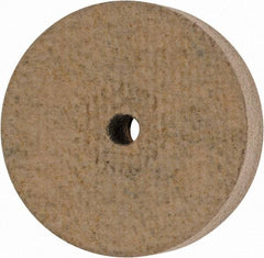 Cratex - 1" Diam x 1/8" Hole x 1/4" Thick, 120 Grit Surface Grinding Wheel - Aluminum Oxide, Type 1, Fine Grade, 36,290 Max RPM, No Recess - Americas Industrial Supply