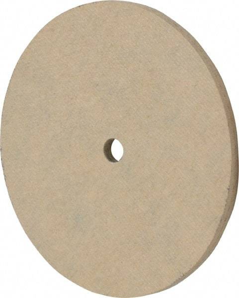 Cratex - 3" Diam x 1/4" Hole x 1/8" Thick, 120 Grit Surface Grinding Wheel - Aluminum Oxide, Type 1, Fine Grade, 12,095 Max RPM, No Recess - Americas Industrial Supply