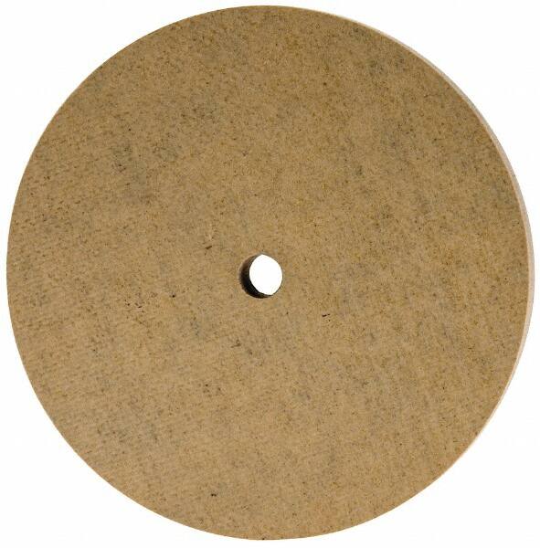 Cratex - 3" Diam x 1/4" Hole x 1/4" Thick, 120 Grit Surface Grinding Wheel - Aluminum Oxide, Type 1, Fine Grade, 12,095 Max RPM, No Recess - Americas Industrial Supply