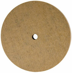 Cratex - 3" Diam x 1/4" Hole x 1/4" Thick, 120 Grit Surface Grinding Wheel - Aluminum Oxide, Type 1, Fine Grade, 12,095 Max RPM, No Recess - Americas Industrial Supply