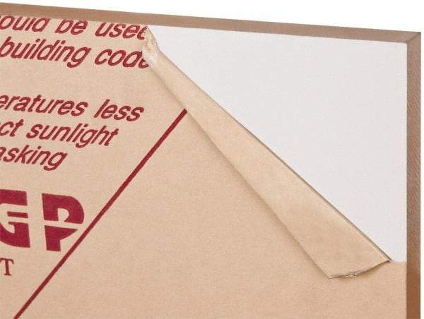 Made in USA - 3/4" Thick x 24" Wide x 4' Long, Acrylic Sheet - Clear - Americas Industrial Supply