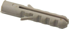 Value Collection - 5/16" Diam, 1-1/2" Long, Plug Drywall & Hollow Wall Anchor - 5/16" Drill, Nylon, Use in Drywall & Hollow Wall - Americas Industrial Supply