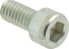 Hex Head Cap Screw: #8-32 x 3/8″, Alloy Steel, Zinc-Plated Fully Threaded, 9/64″ Hex