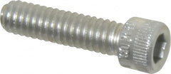 Holo-Krome - 1/4-20 UNC Hex Socket Drive, Socket Cap Screw - Alloy Steel, Zinc-Plated Finish, Fully Threaded, 1" Length Under Head - Americas Industrial Supply