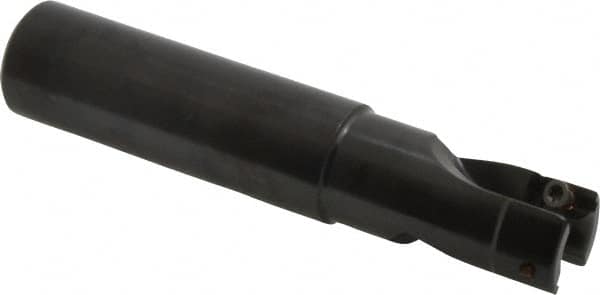 Kennametal - 1" Cut Diam, 0.404" Max Depth of Cut, 1" Shank Diam, 5" OAL, Indexable Square Shoulder End Mill - LFEW 252... Inserts, Cylindrical Shank, 0° Lead Angle - Americas Industrial Supply