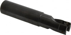 Kennametal - 1" Cut Diam, 0.404" Max Depth of Cut, 1" Shank Diam, 5" OAL, Indexable Square Shoulder End Mill - LFEW 252... Inserts, Cylindrical Shank, 0° Lead Angle - Americas Industrial Supply