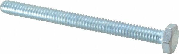 Made in USA - 1/4-20 UNC, 3" Length Under Head Hex Head Cap Screw - Americas Industrial Supply