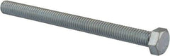 Value Collection - 3/8-16 UNC, 4-1/2" Length Under Head Hex Head Cap Screw - Fully Threaded, Grade 5 Steel, Zinc-Plated Finish, 9/16" Hex - Americas Industrial Supply