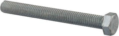 Value Collection - 1/2-13 UNC, 4-1/2" Length Under Head Hex Head Cap Screw - Fully Threaded, Grade 5 Steel, Zinc-Plated Finish, 3/4" Hex - Americas Industrial Supply