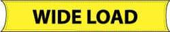 NMC - Wide Load, 96 Inch Long x 18 Inch High, Safety Banner - Vinyl-Laminated Nylon, English, Printed on 1 Side - Americas Industrial Supply