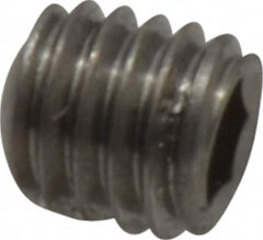 Value Collection - M5x0.80 Metric Coarse, 5mm OAL, Cup Point Set Screw - Grade 18-8 & Austenitic A2 Stainless Steel, 2.5mm Key - Americas Industrial Supply