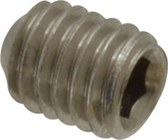 Value Collection - M5x0.80 Metric Coarse, 6mm OAL, Cup Point Set Screw - Grade 18-8 & Austenitic A2 Stainless Steel, 2.5mm Key - Americas Industrial Supply