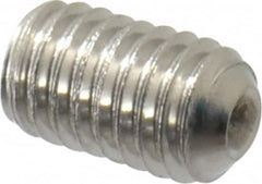 Value Collection - M5x0.80 Metric Coarse, 8mm OAL, Cup Point Set Screw - Grade 18-8 & Austenitic A2 Stainless Steel, 2.5mm Key - Americas Industrial Supply