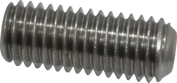 Value Collection - M10x1.50 Metric Coarse, 25mm OAL, Cup Point Set Screw - Grade 18-8 & Austenitic A2 Stainless Steel, 5mm Key - Americas Industrial Supply