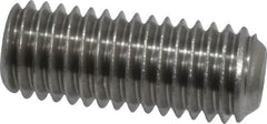 Value Collection - M10x1.50 Metric Coarse, 25mm OAL, Cup Point Set Screw - Grade 18-8 & Austenitic A2 Stainless Steel, 5mm Key - Americas Industrial Supply