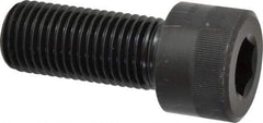 Holo-Krome - 1-3/4 - 5 UNC Hex Socket Drive, Socket Cap Screw - Alloy Steel, Black Oxide Finish, Fully Threaded, 5-1/2" Length Under Head - Americas Industrial Supply