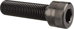 Holo-Krome - 1-1/4 - 7 UNC Hex Socket Drive, Socket Cap Screw - Alloy Steel, Black Oxide Finish, Partially Threaded, 4-1/2" Length Under Head - Americas Industrial Supply