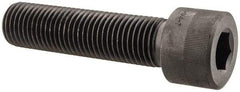 Holo-Krome - 1-1/4 - 7 UNC Hex Socket Drive, Socket Cap Screw - Alloy Steel, Black Oxide Finish, Partially Threaded, 5" Length Under Head - Americas Industrial Supply