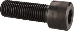 Holo-Krome - 1-1/2 - 6 UNC Hex Socket Drive, Socket Cap Screw - Alloy Steel, Black Oxide Finish, Partially Threaded, 4-1/2" Length Under Head - Americas Industrial Supply
