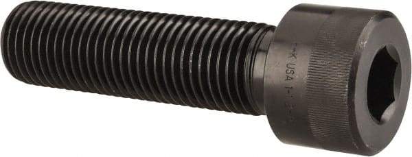 Holo-Krome - 1-1/2 - 6 UNC Hex Socket Drive, Socket Cap Screw - Alloy Steel, Black Oxide Finish, Partially Threaded, 5-1/2" Length Under Head - Americas Industrial Supply