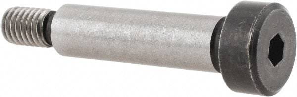 Holo-Krome - 8mm Shoulder Diam x 30mm Shoulder Length, M6x1 Metric Coarse, Hex Socket Shoulder Screw - 12.9 Alloy Steel, Uncoated, 5.32 to 5.5mm Head Height x 12.73 to 13mm Head Diam - Americas Industrial Supply