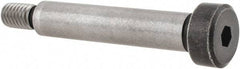 Holo-Krome - 8mm Shoulder Diam x 40mm Shoulder Length, M6x1 Metric Coarse, Hex Socket Shoulder Screw - 12.9 Alloy Steel, Uncoated, 5.32 to 5.5mm Head Height x 12.73 to 13mm Head Diam - Americas Industrial Supply