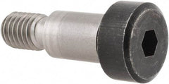 Holo-Krome - 10mm Shoulder Diam x 16mm Shoulder Length, M8x1.25 Metric Coarse, Hex Socket Shoulder Screw - 12.9 Alloy Steel, Uncoated, 6.78 to 7mm Head Height x 15.73 to 16mm Head Diam - Americas Industrial Supply