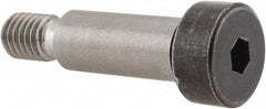 Holo-Krome - 10mm Shoulder Diam x 25mm Shoulder Length, M8x1.25 Metric Coarse, Hex Socket Shoulder Screw - 12.9 Alloy Steel, Uncoated, 6.78 to 7mm Head Height x 15.73 to 16mm Head Diam - Americas Industrial Supply