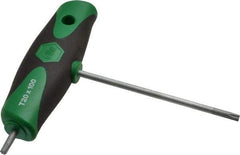 Wiha - T20 T-Handle Cushion Grip Torx Key Set - 100mm Length Under Head, T20 Torx Size - Americas Industrial Supply