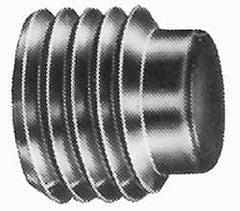 Value Collection - 3/8-16 UNC, 3/8" OAL, Half Dog Point Set Screw - Grade Austenitic A2 Stainless Steel, 3/16" Key - Americas Industrial Supply
