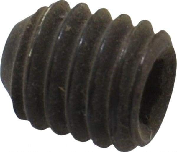 Holo-Krome - 3/8-16 UNC, 7/16" OAL, Cup Point Set Screw - Grade 8 Alloy Steel, 3/16" Key - Americas Industrial Supply