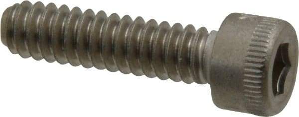 Holo-Krome - #10-24 UNC Hex Socket Drive, Socket Cap Screw - Grade 18-8 Stainless Steel, Uncoated, Fully Threaded, 3/4" Length Under Head - Americas Industrial Supply