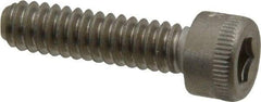 Holo-Krome - #10-24 UNC Hex Socket Drive, Socket Cap Screw - Grade 18-8 Stainless Steel, Uncoated, Fully Threaded, 3/4" Length Under Head - Americas Industrial Supply