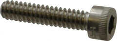 Holo-Krome - #10-24 UNC Hex Socket Drive, Socket Cap Screw - Grade 18-8 Stainless Steel, Uncoated, Fully Threaded, 7/8" Length Under Head - Americas Industrial Supply