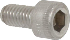 Holo-Krome - #10-32 UNF Hex Socket Drive, Socket Cap Screw - Grade 18-8 Stainless Steel, Uncoated, Fully Threaded, 3/8" Length Under Head - Americas Industrial Supply
