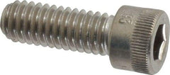 Holo-Krome - 5/16-18 UNC Hex Socket Drive, Socket Cap Screw - Grade 18-8 Stainless Steel, Uncoated, Fully Threaded, 7/8" Length Under Head - Americas Industrial Supply